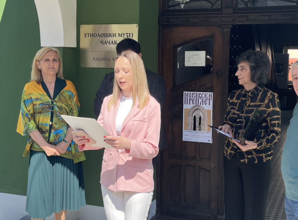 Čačak: U Etnološkom muzeju otvorena izložba "Moravski preplet"