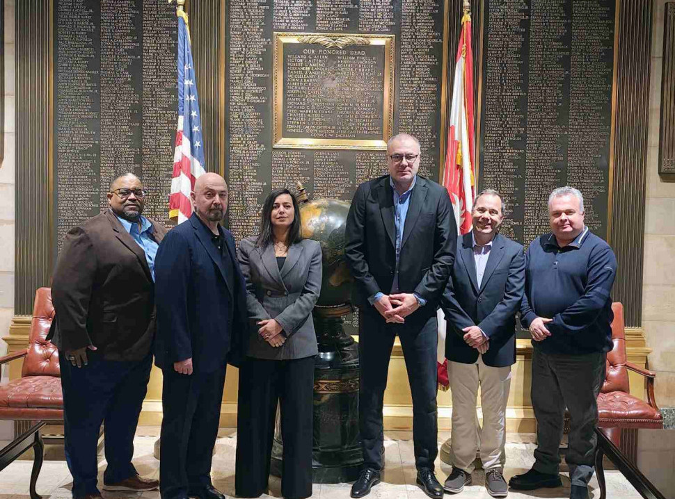 Željko Tanasković i Slobodan Đurić u Njujorku na sastanku o razvoju školskog sporta