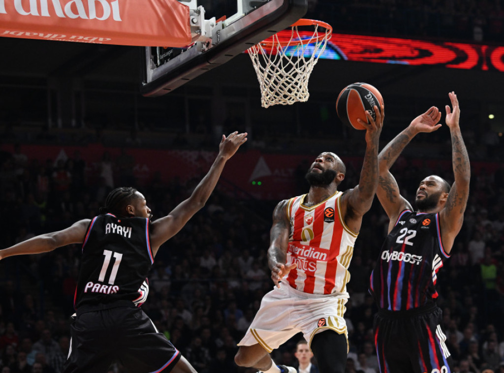 Red Star Belgrade defeat Paris in basketball EuroLeague