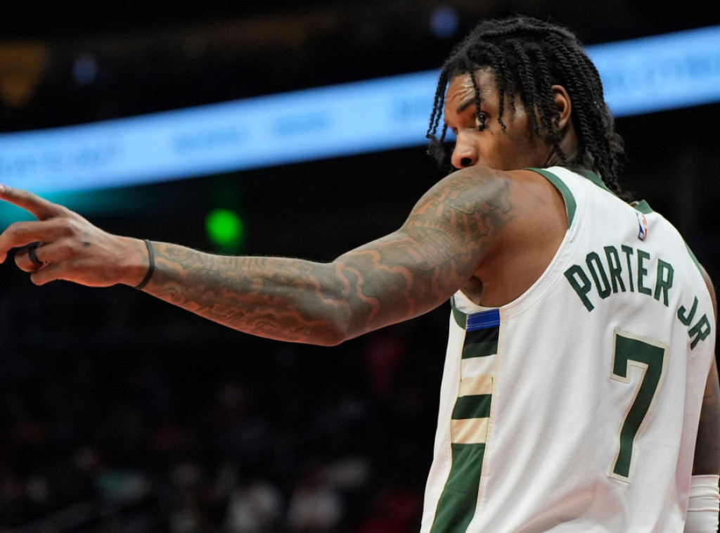 Košarkaš Milvokija Kevin Porter zbog povrede ne igra do kraja sezone