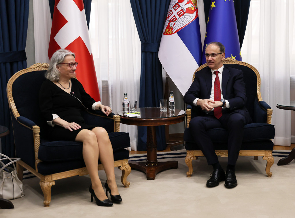 Macut receives Swiss ambassador to Belgrade