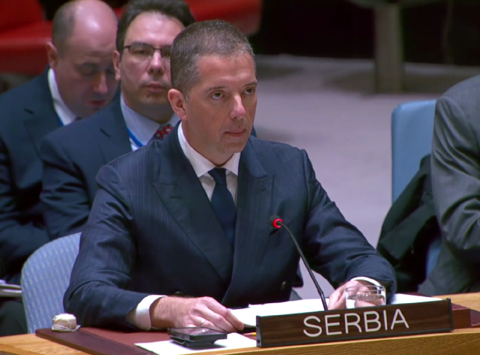 Ministar Đurić na sednici SB UN: Srbija ostaje posvećena dijalogu i međunarodnom pravu