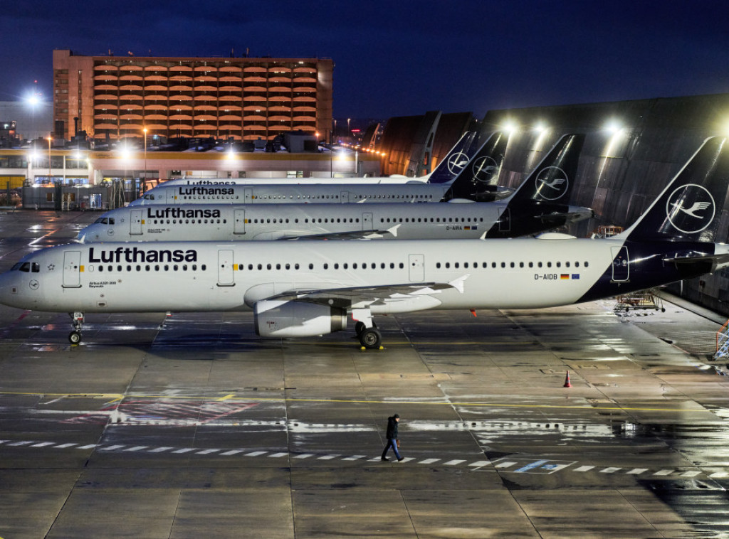 Štrajk pilota Lufthanze u ponedeljak i utorak, otkazani letovi