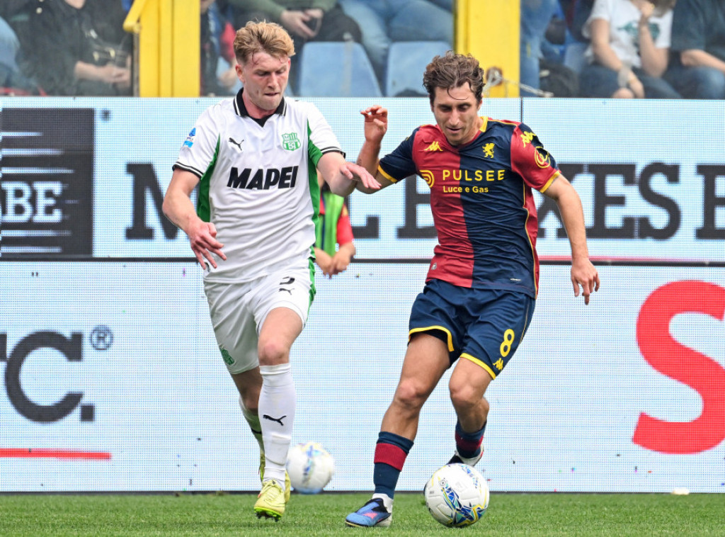 Fudbaleri Đenove pobedili Sasuolo u italijanskoj Seriji A