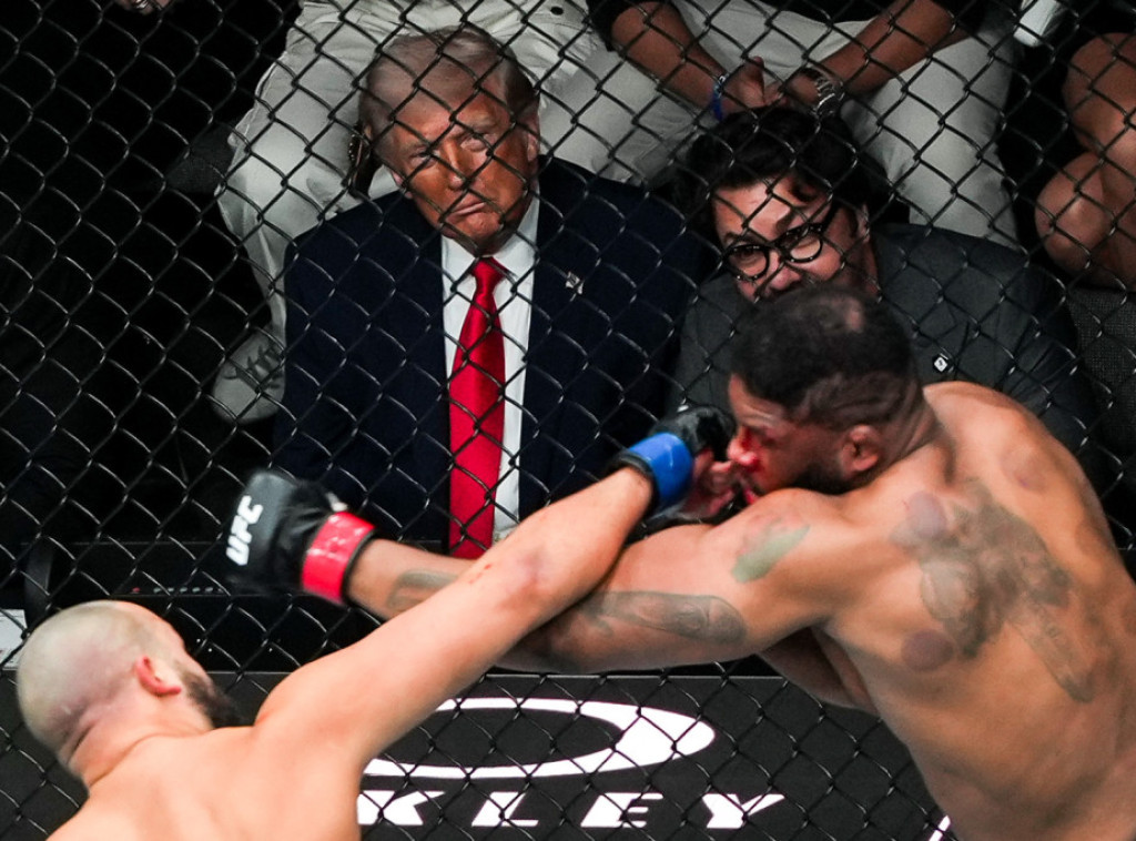 Tramp prisustvovao UFC događaju u Majamiju dok su pregovori s Iranom propali