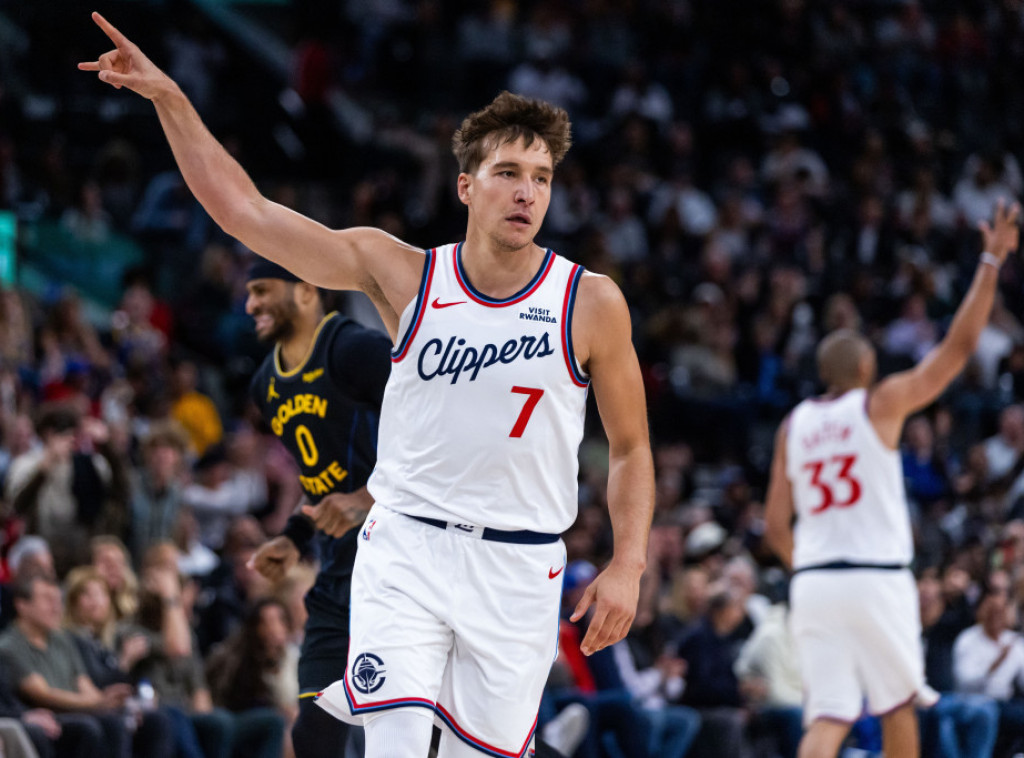 Bogdan Bogdanović postigao 17 poena u pobedi LA Klipersa protiv Golden Stejta