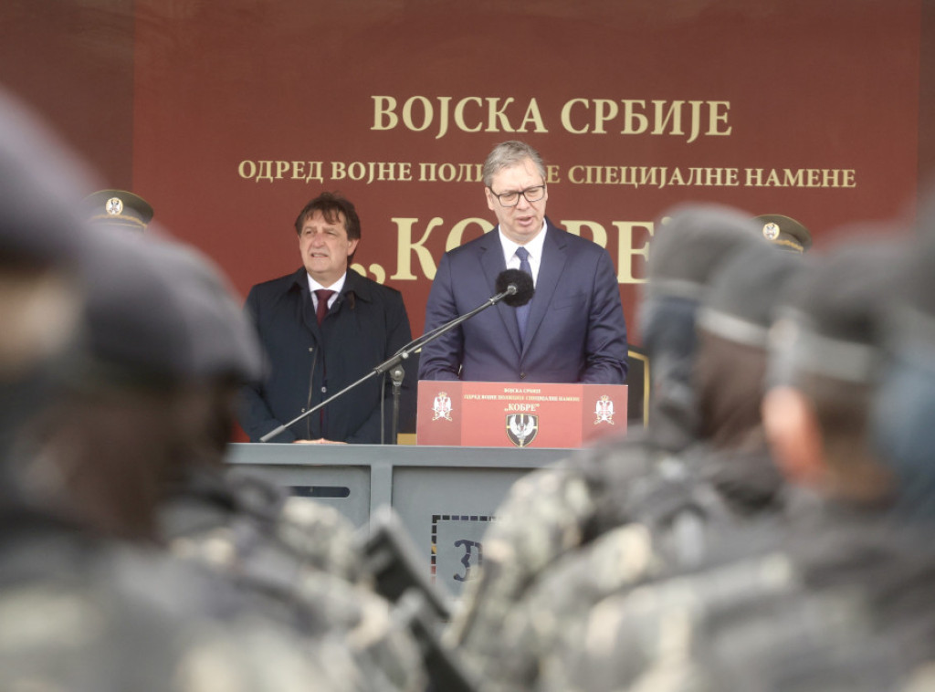 Vučić: "Kobre" jedan od stubova očuvanja bezbednosnog sistema Srbije
