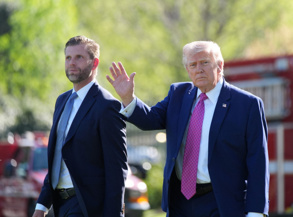 Trampov sin Erik pridružiće se očevoj državnoj poseti Kini