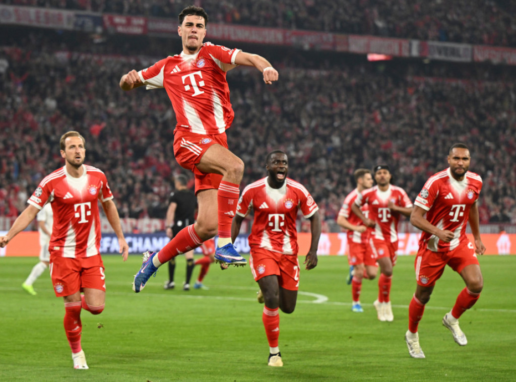 Fudbaleri Bajerna i Arsenala u polufinalu Lige šampiona