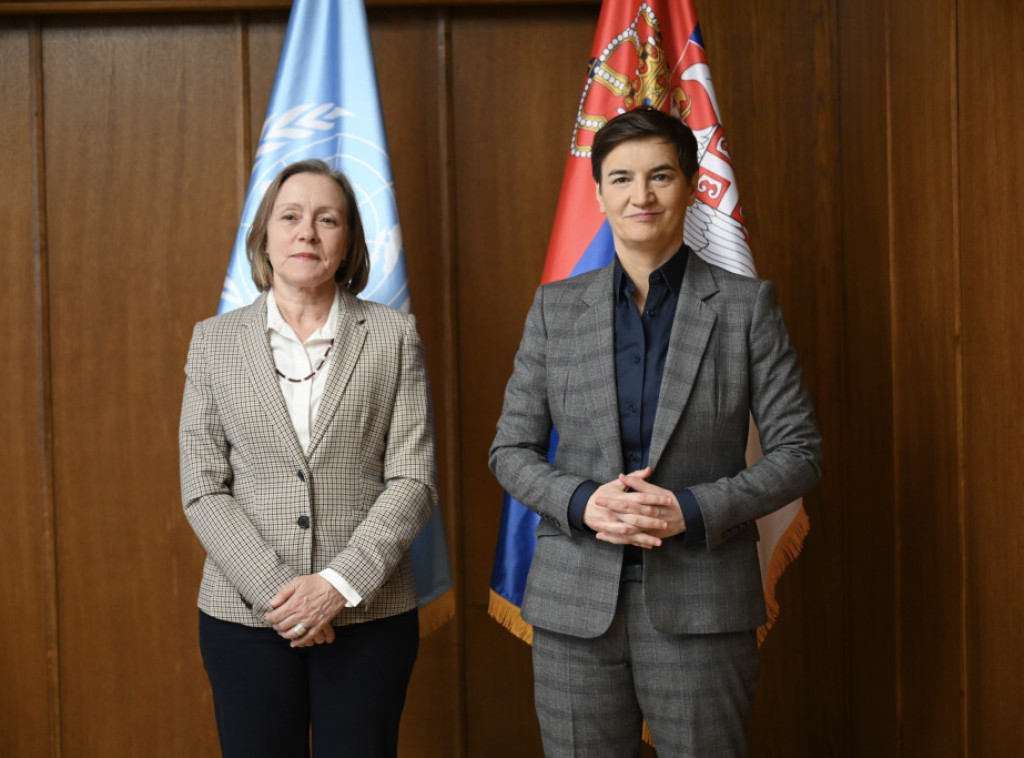 Ana Brnabić razgovarala sa Matildom Mort o daljem jačanju saradnje Srbije i UN