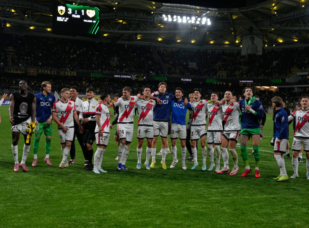 Fudbaleri Rajo Valjekana, Kristal Palasa i Strazbura u polufinalu Lige konferencije