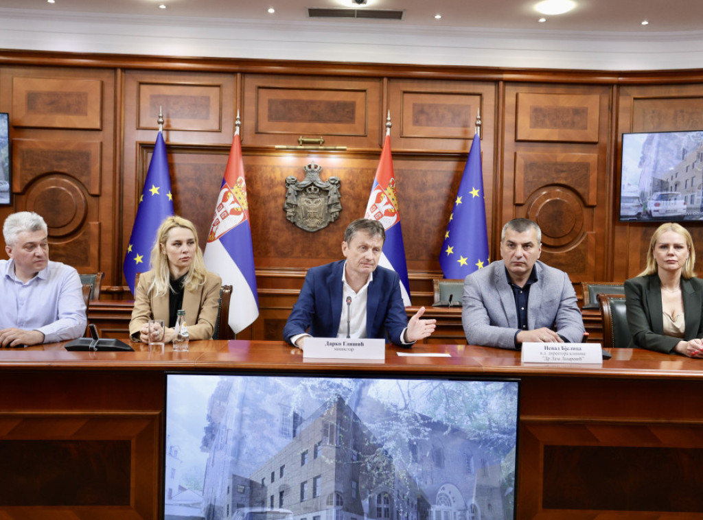 Glišić: Rekonstrukcija i proširenje Klinike "Dr Laza Lazarević" biće prioritet