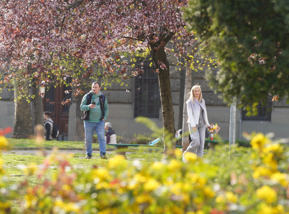 U Srbiji danas pretežno sunčano i toplo, temperatura do 23 stepena