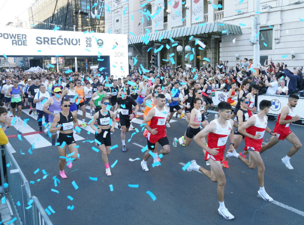 Održana trka na 10 km u okviru Beogradskog maratona, učestvovalo više od 5.000 takmičara
