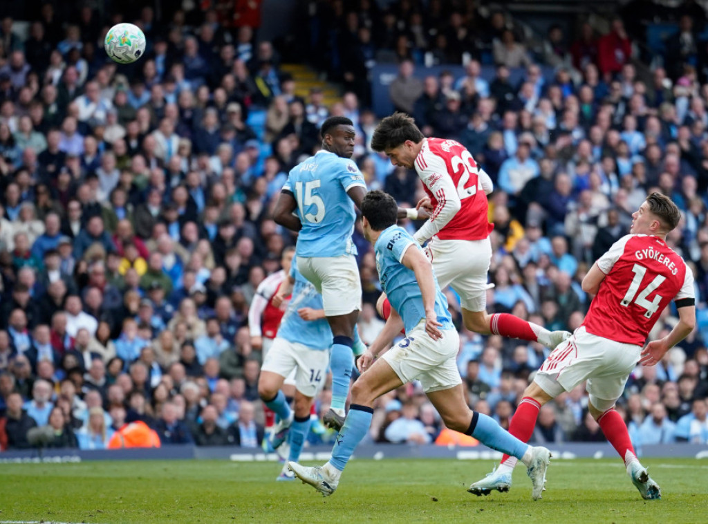 Fudbaleri Mančester sitija pobedili Arsenal u derbi meču Premijer lige