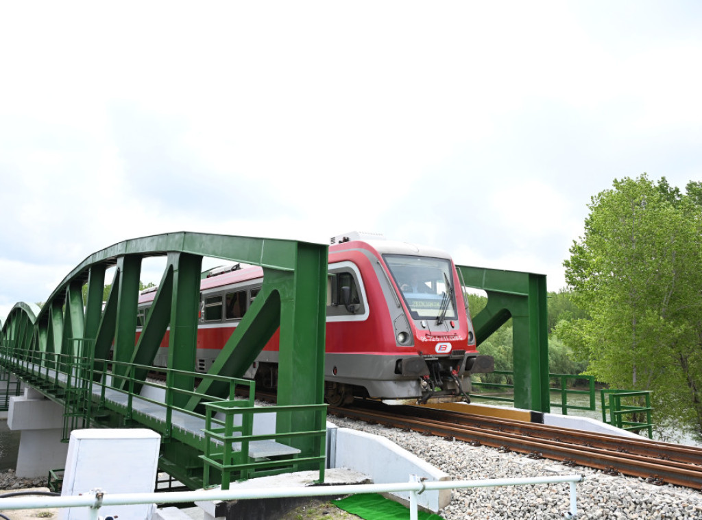 Srbijavoz: Uspostavljen železnički saobraćaj preko novog mosta na Tamišu kod Tomaševca