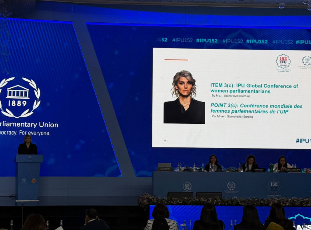 Ivana Stamatović u Istanbulu najavila IPU Globalnu konferenciju žena parlamentarki u Beogradu