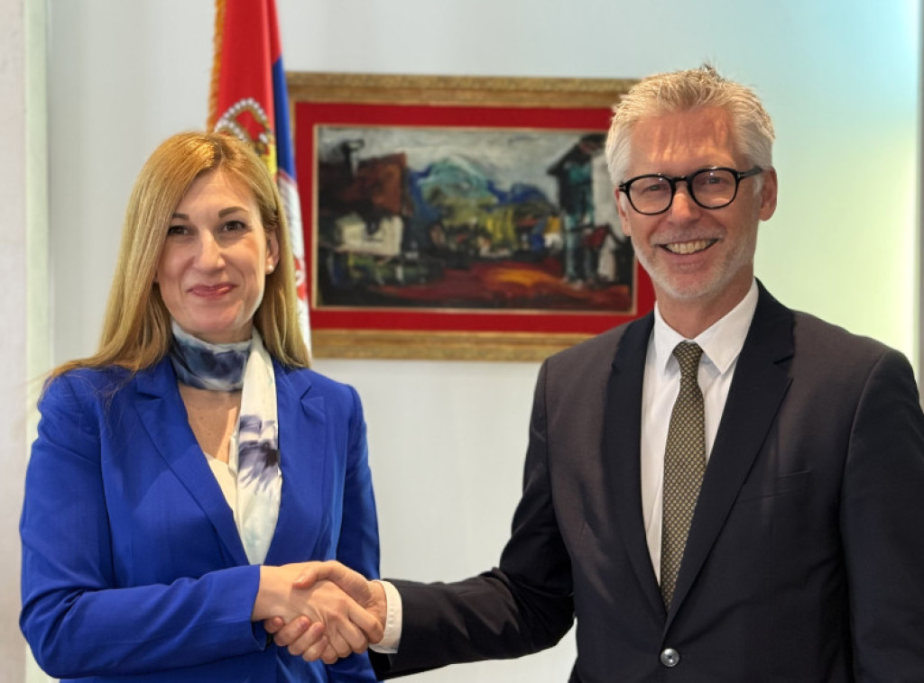 Nevena Jovanović razgovarala sa ambasadorom Austrije o bilateralnoj saradnji i aktuelnim temama