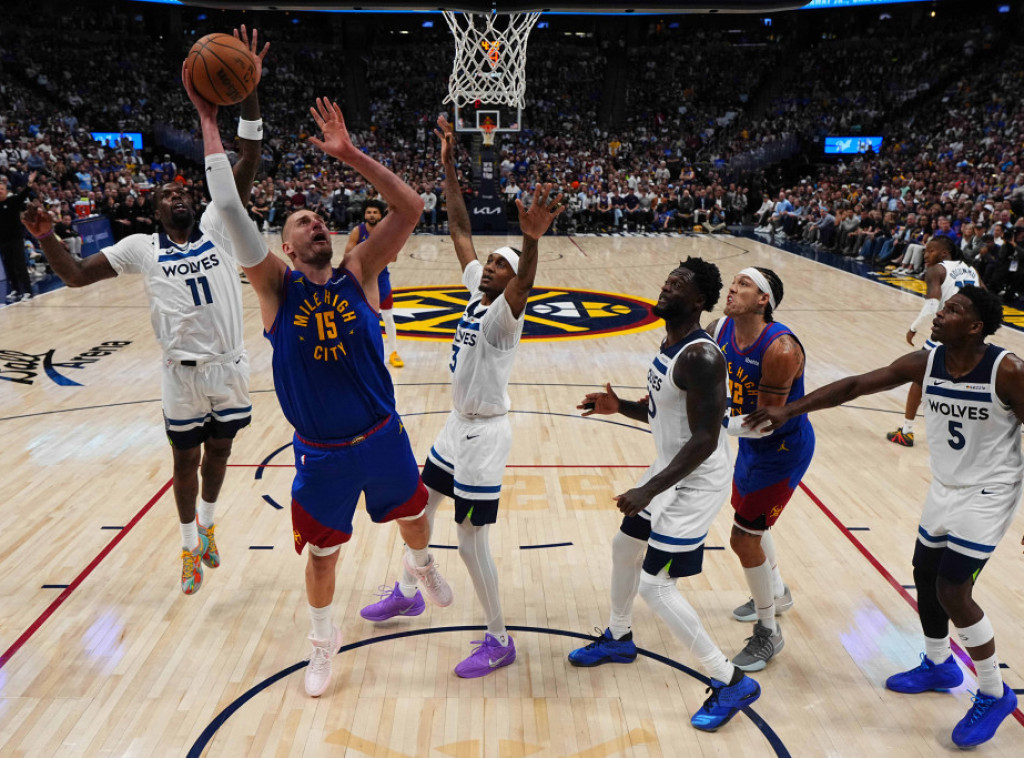 Košarkaši Minesote izjednačili na 1:1 protiv Denvera, Jokić zabeležio dabl-dabl