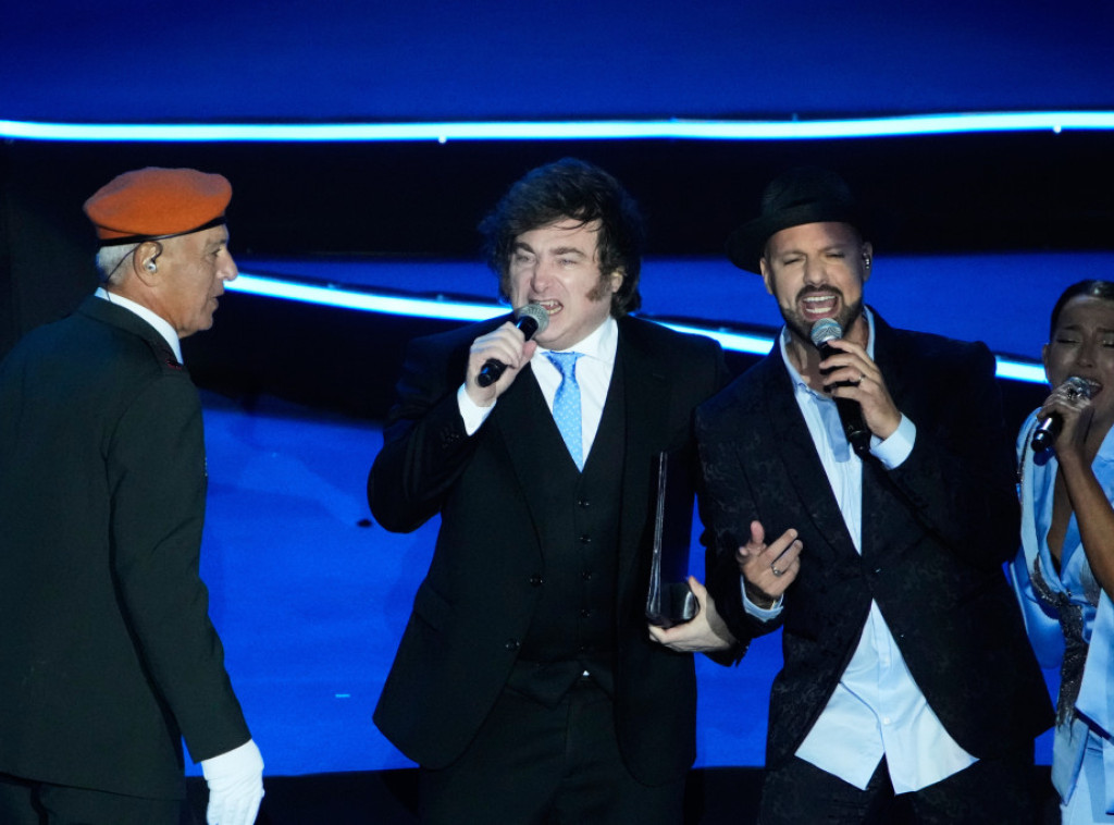 Havijer Milej pevao na proslavi 78. godišnjice nezavisnosti Izraela u Jerusalimu