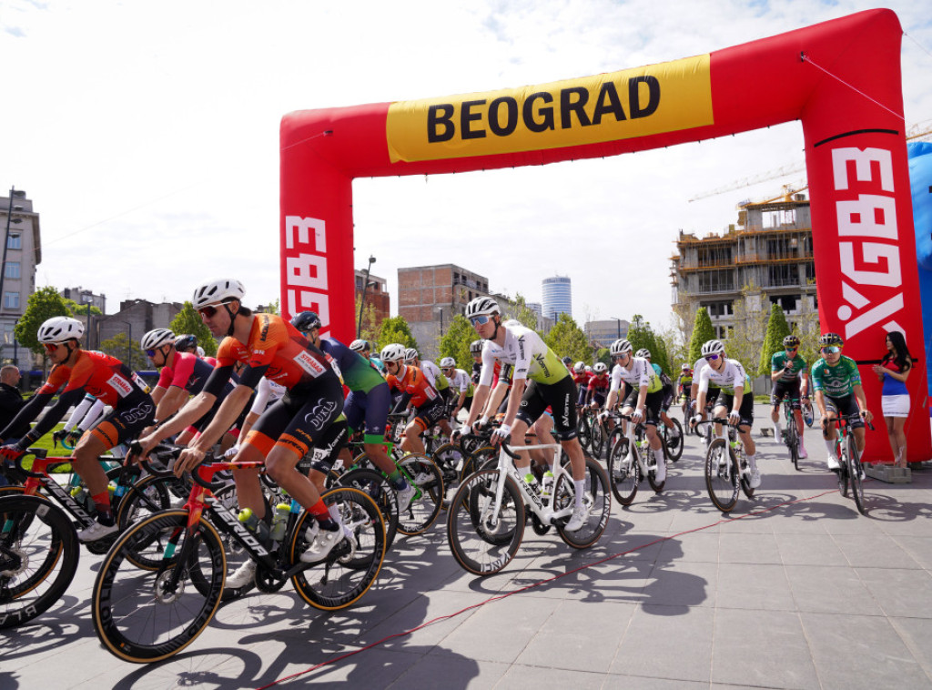 Dušan Rajović pobednik prve poluetape biciklističke trke Beograd - Banjaluka