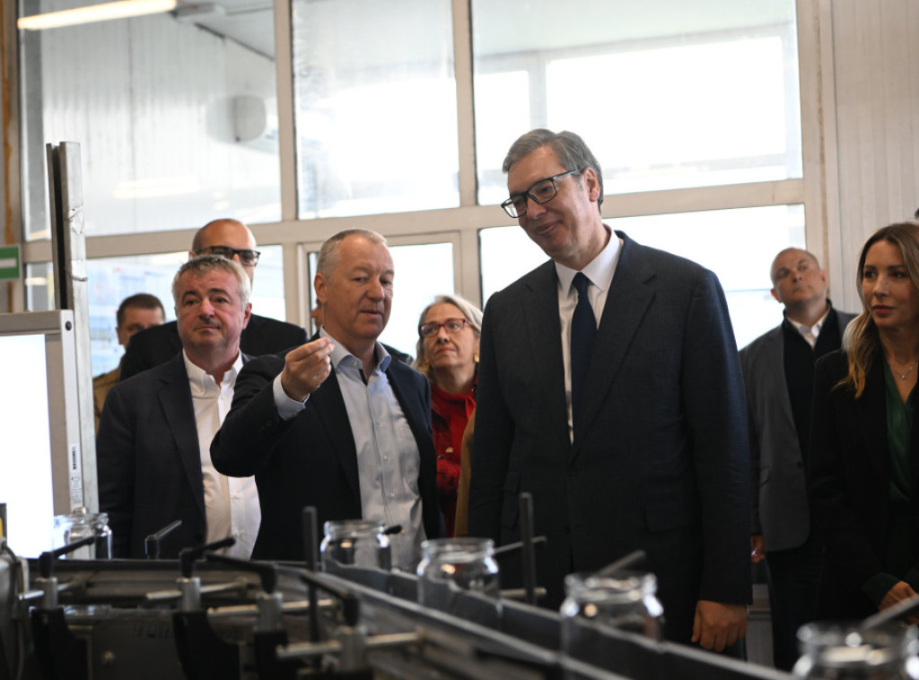 Srpska fabrika stakla otvara novi pogon u Paraćinu, prisustvuje i Vučić