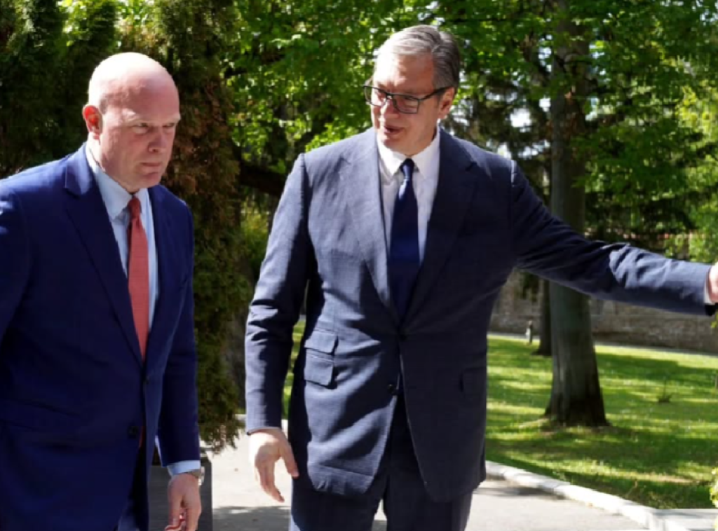 Vučić sa Vitakerom razgovarao o bezbednosnim pitanjima u regionu, unapređenju odnosa Srbije i SAD