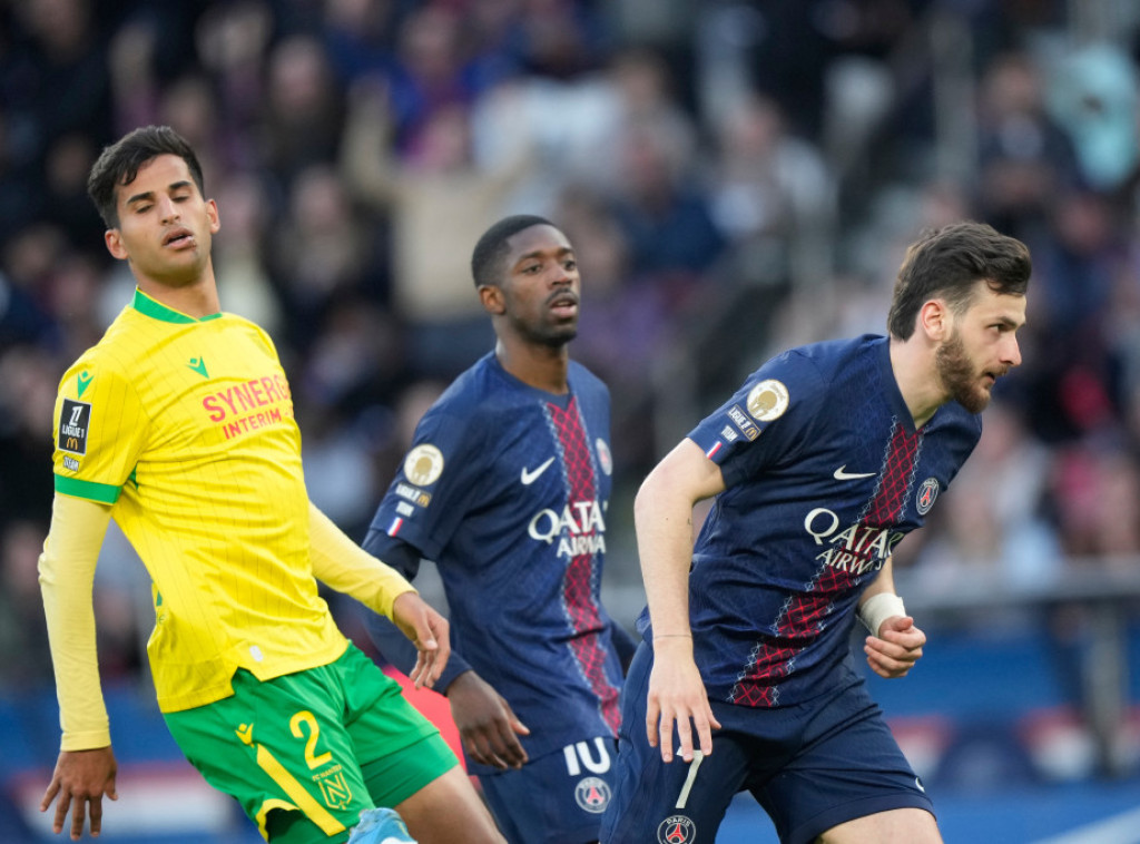 Ubedljiva pobeda fudbalera Pari Sen Žermena protiv Nanta u francuskom prvenstvu