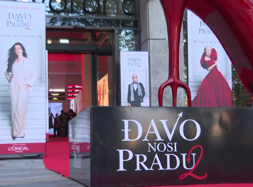 Specijalna projekcija filma "Ðavo nosi pradu 2" održana u Mts dvorani