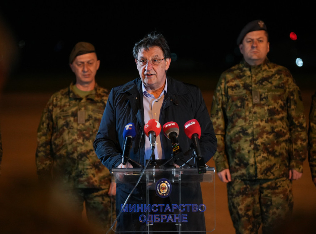 Ministar Gašić u Nišu dočekao pripadnike Vojske Srbije iz Libana