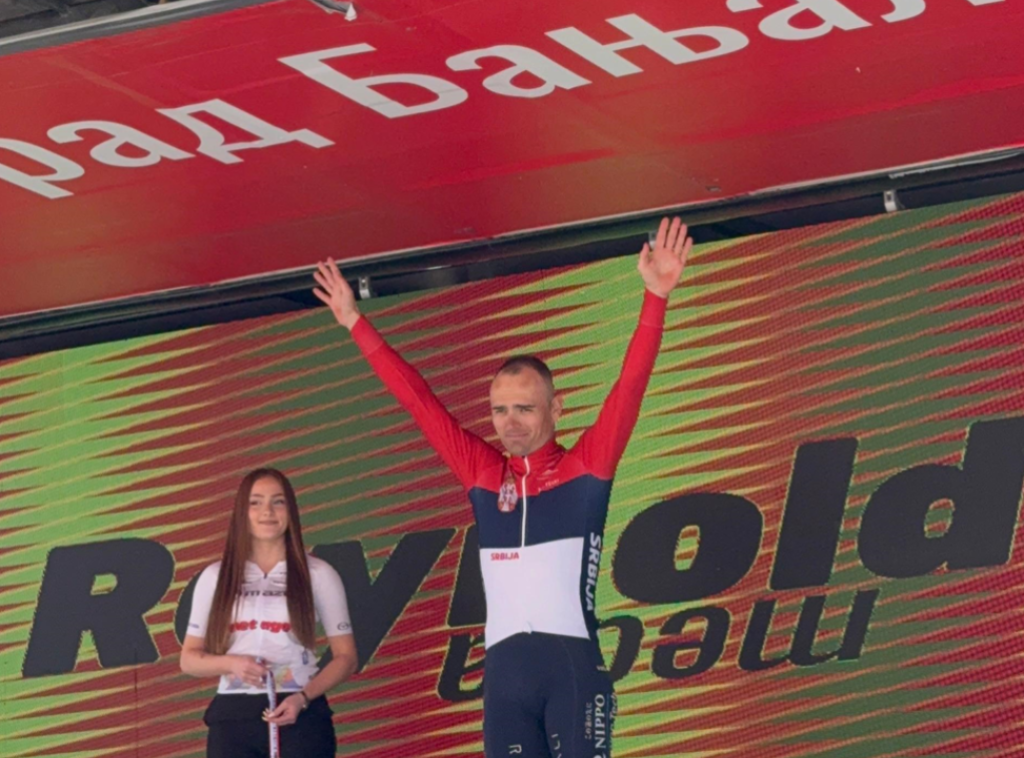 Dušan Rajović pobednik treće etape biciklističke trke Beograd-Banjaluka