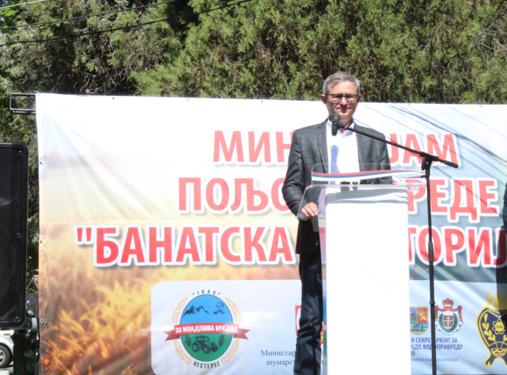 Ministar Glamočić otvorio Banatsku traktorijadu: Prilika za razmenu znanja i iskustava