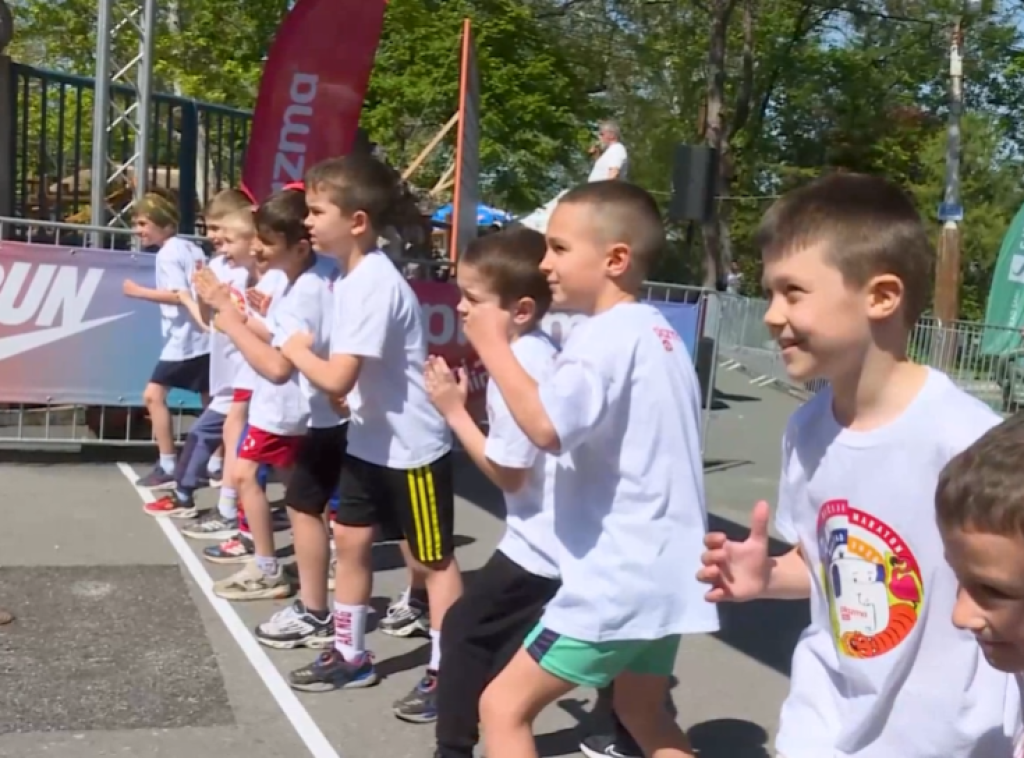 Veljko Petrović iz vrtića "Maštarija" pobednik 30. Dečjeg maratona