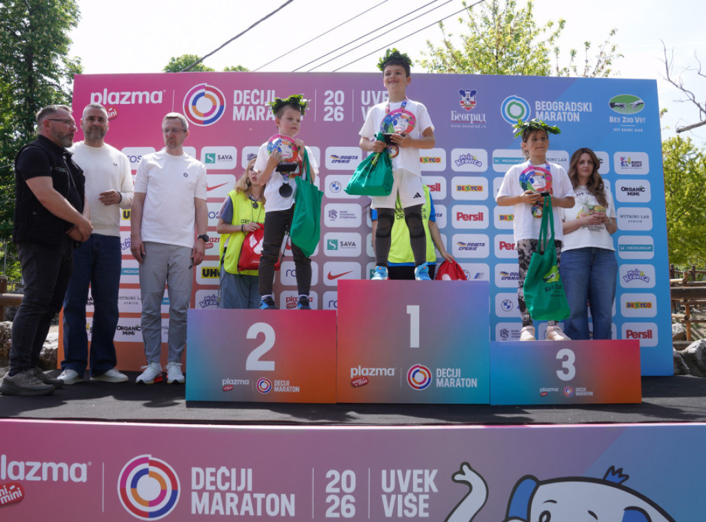 Veljko Petrović iz vrtića "Maštarija" pobednik 30. Dečjeg maratona