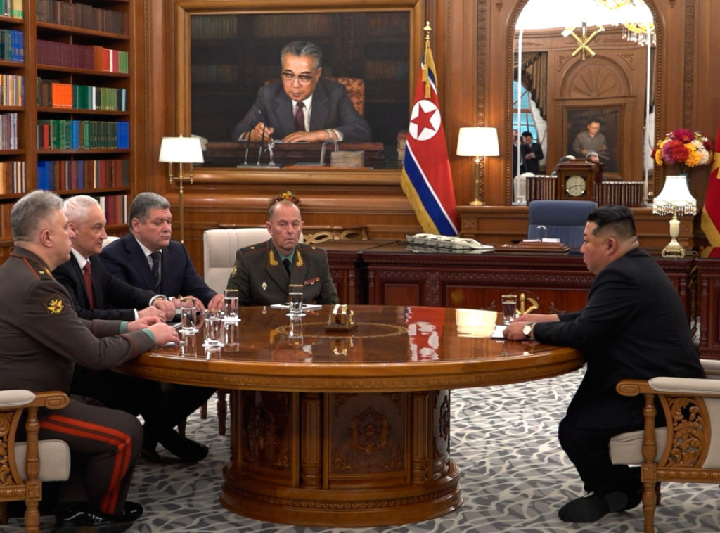 Kim i Belousov u Pjongjangu razgovarali o vojnoj saradnji Rusije i Severne Koreje