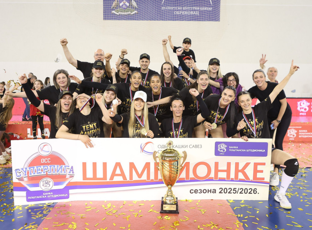 Odbojkašice TENT-a drugi put šampionke Srbije,  Bojana Gočanin MVP finala