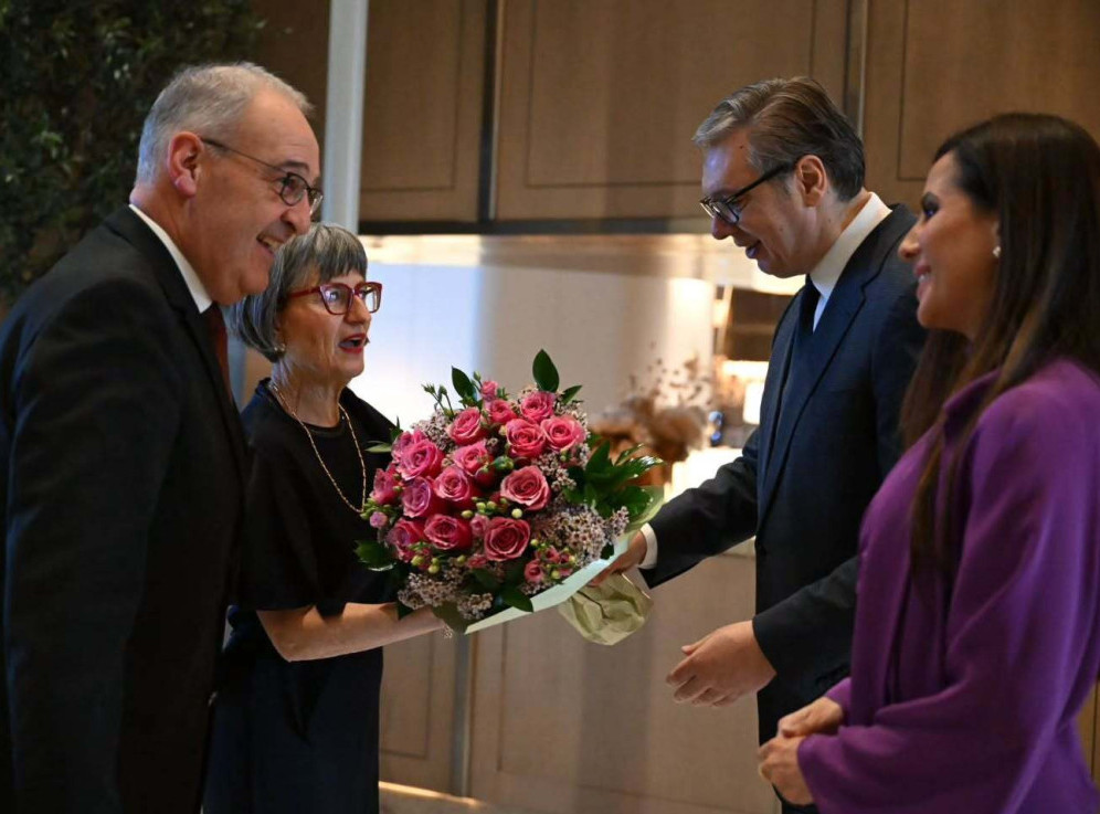 Vučić ugostio predsednika Švajcarske Parmelana na večeri