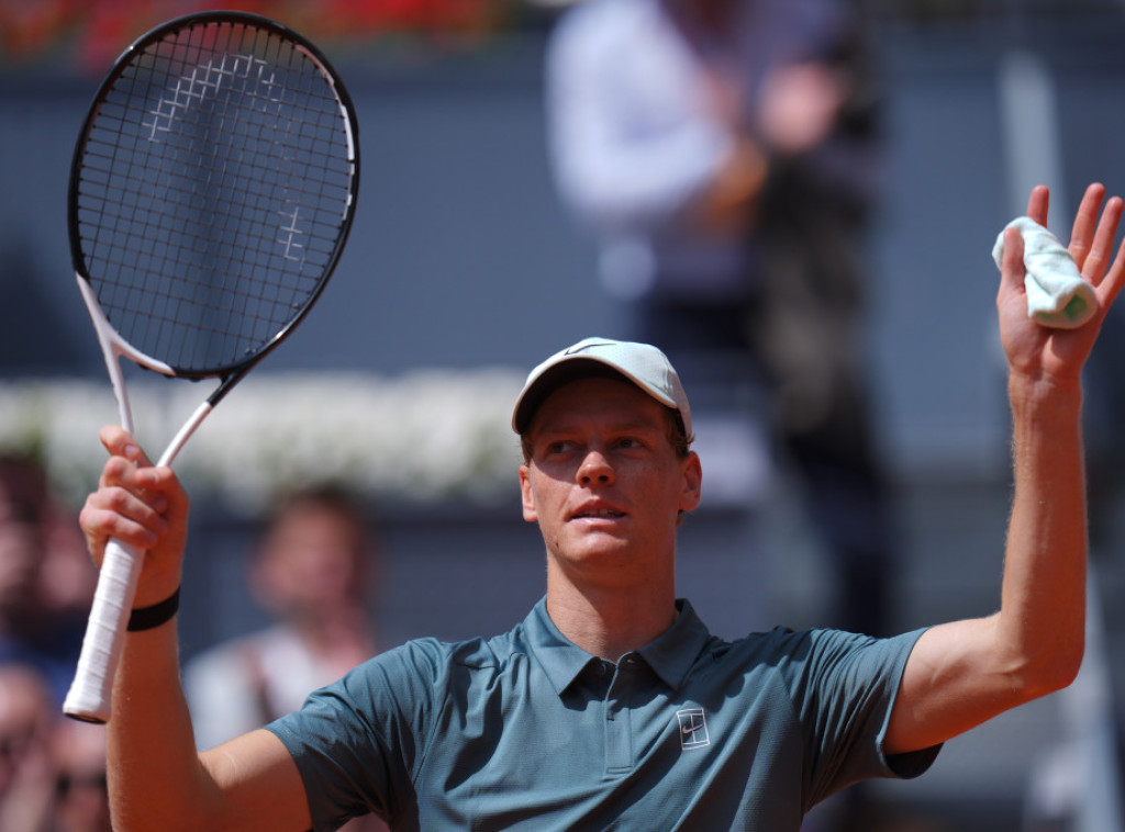 Italijanski teniser Janik Siner plasirao se u polufinale mastersa u Madridu