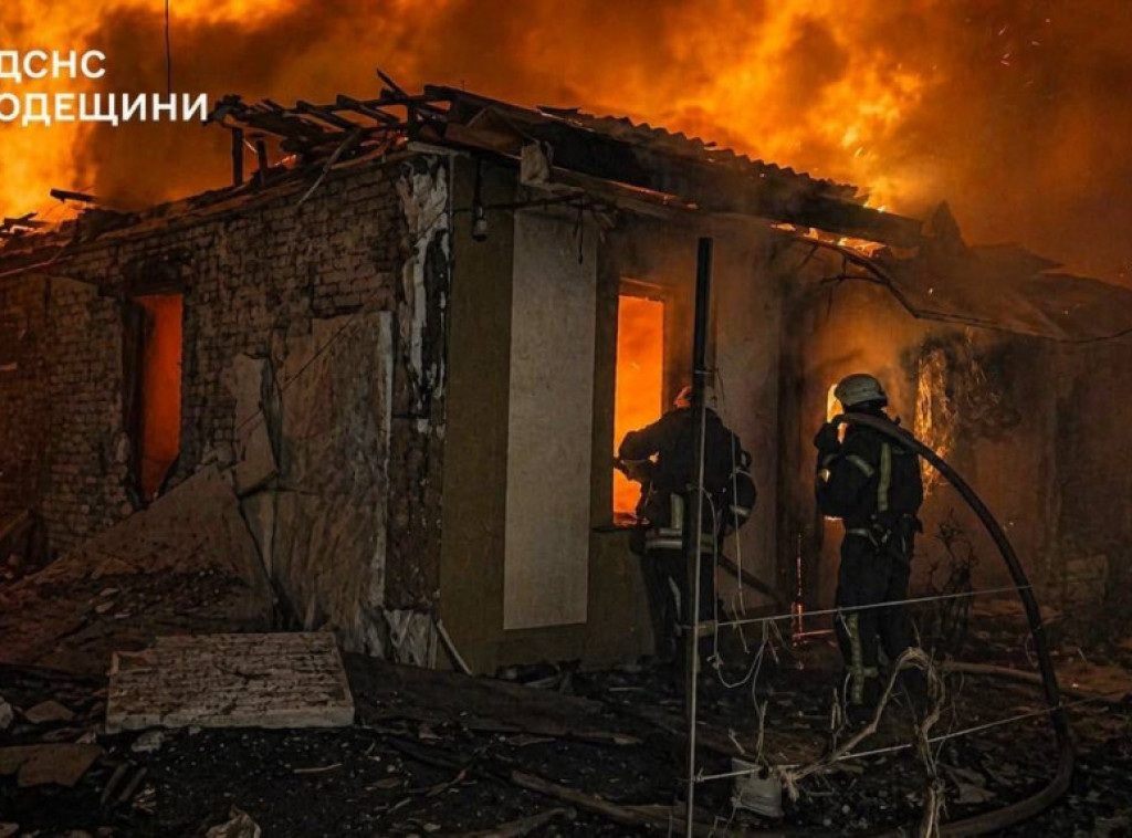 Masovni napad na Odesu: Oštećene zgrade, povređeno 18 osoba