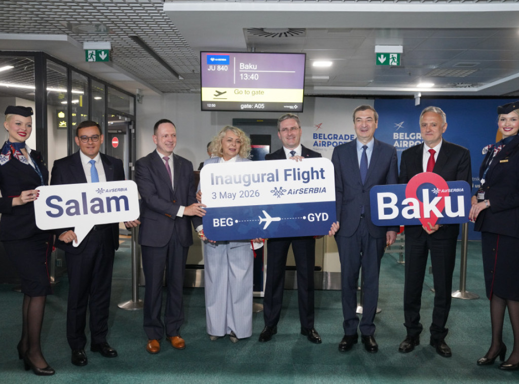 Poleteo prvi avion Er Srbije za Baku, uspostavljena direktna aviolinija Srbije i Azerbejdžana
