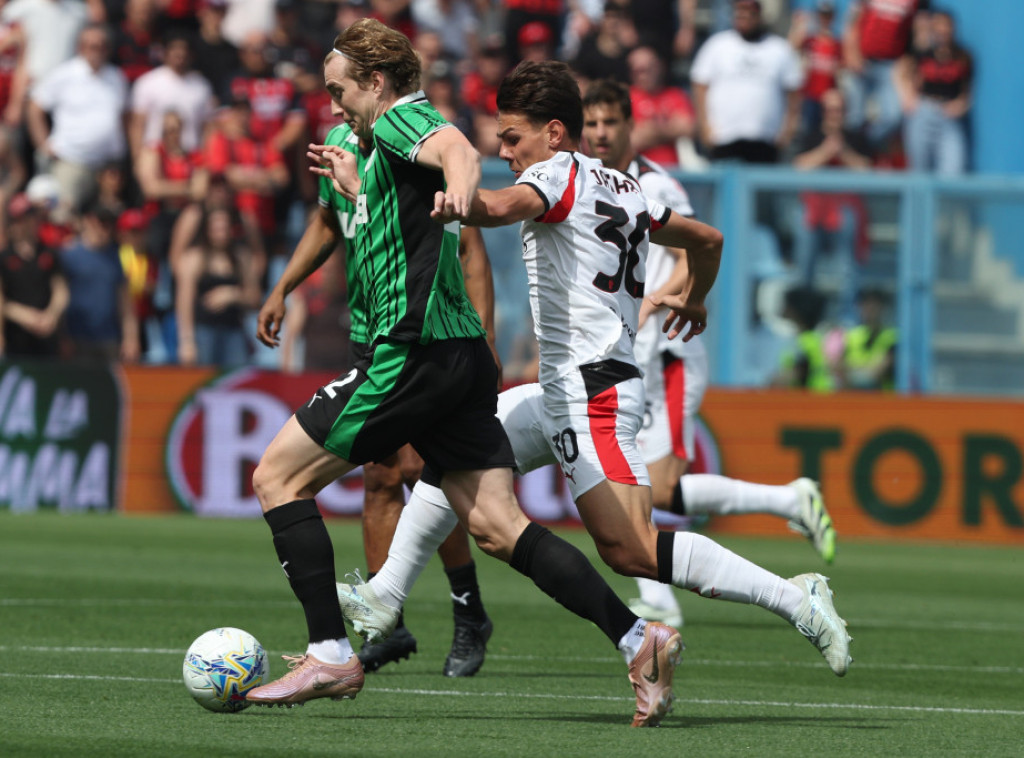 Fudbaleri Sasuola savladali Milan u 35. kolu Serije A