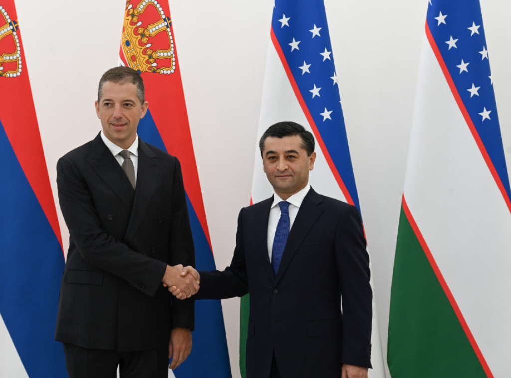 Marko Đurić razgovara sa Bahtiorom Saidovim o unapređenju odnosa i potencijalima saradnje Srbije i Uzbekistana