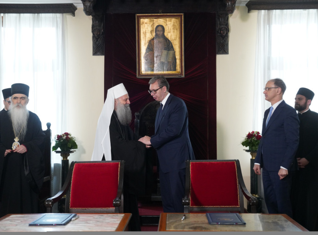 Potpisan Memorandum o saradnji na osnivanju Univerziteta Sveti Sava između države i SPC
