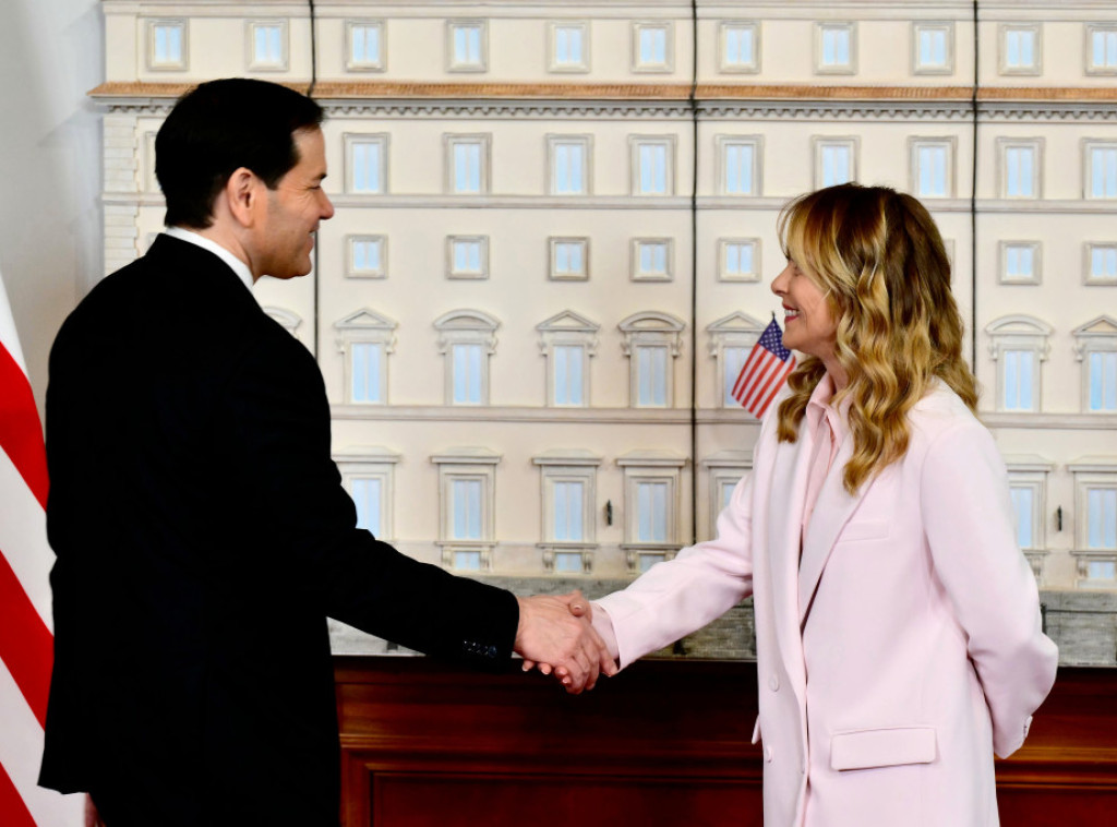 Rubio u Rimu razgovarao sa Meloni i Tajanijem o Iranu, NATO, odnosima EU i SAD