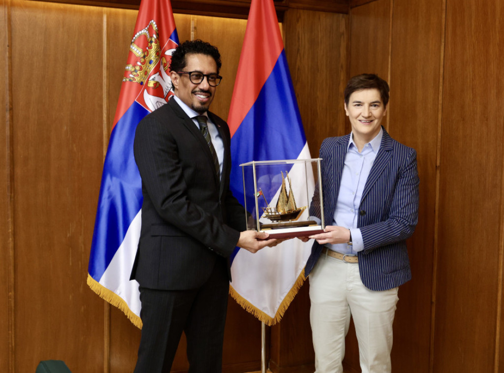 Ana Brnabić sa Almenhalijem: Srbija pridaje veliki značaj odnosima sa Ujedinjenim Arapskim Emiratima