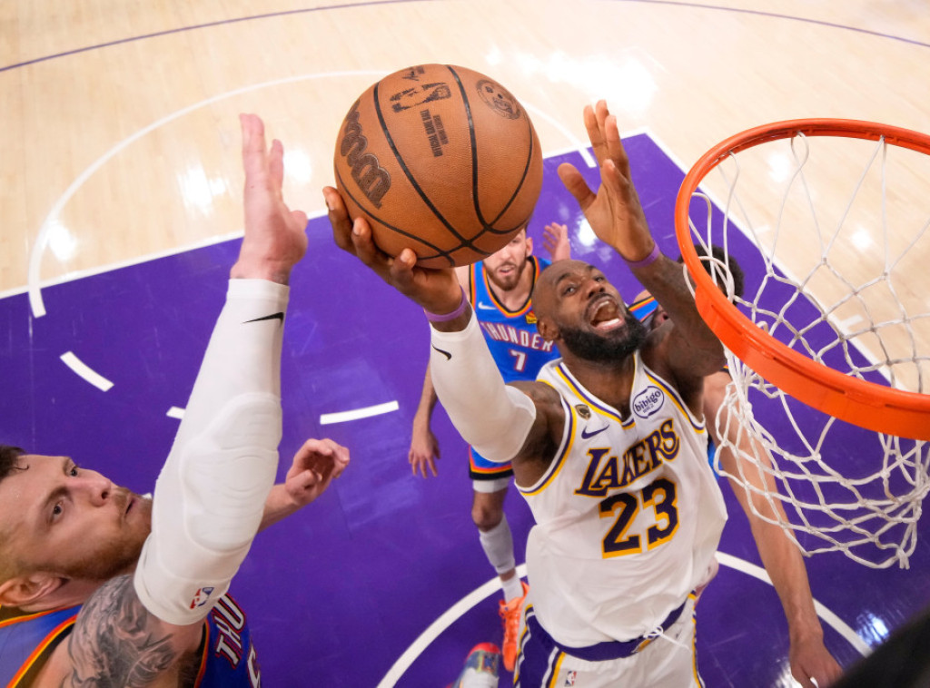 Košarkaši Oklahome poveli 3:0 protiv Los Anđeles Lejkersa u plej-ofu NBA lige