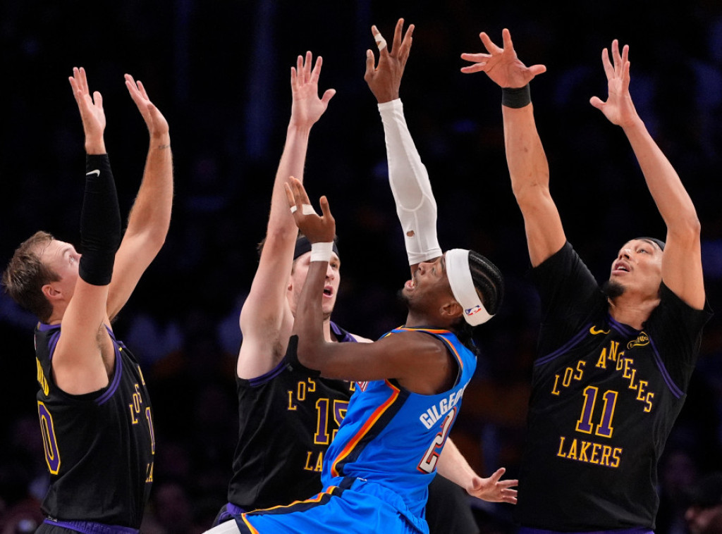 Košarkaši Oklahome "ometlali" Lejkerse i ušli u finale plej-ofa na Zapadu NBA lige