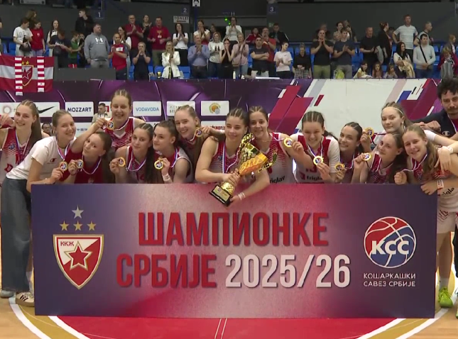 Kadetkinje Crvene zvezde šampionke finalnog turnira Triglav Ženske kadetske lige Srbije