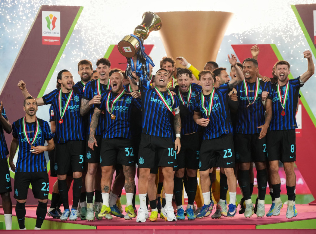 Fudbaleri Intera savladali Lacio i 10. put osvojili Kup Italije