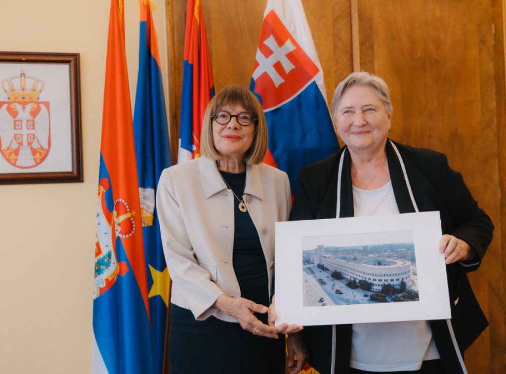 Gojković sa Repčekovom o izgradnji Slovačke kuće u Novom Sadu